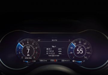 2018 Ford Mustang 12-inch LCD instrument display