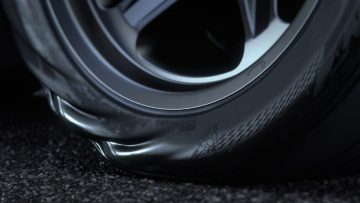 Dodge Challenger SRT Demon Nitto tire wrinkle