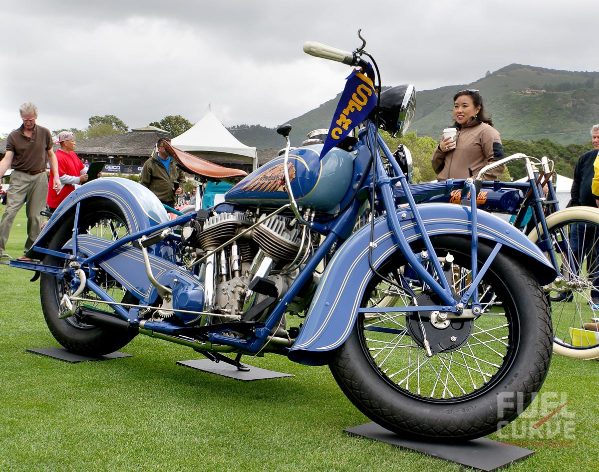 kalle hoffman 1937 indian chief | Quail Lodge Motorcycle Show 2017