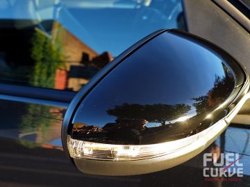 VW Golf R mirror cap wrapped in xpel ultimate