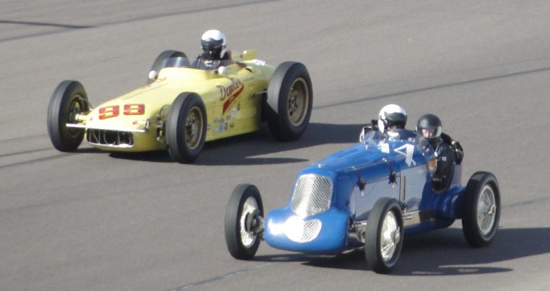 Vintage Indy race cars