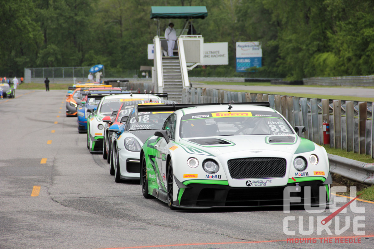 no. 88 bentley continental gt3 pirelli world challenge goes all out at lime rock park