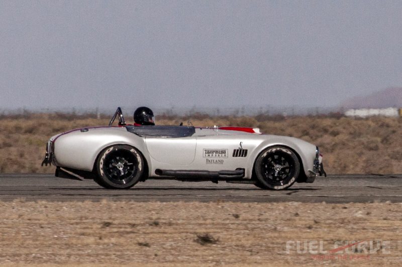 superperformance cobra - 50 year old record falls in the desert, fuel curve
