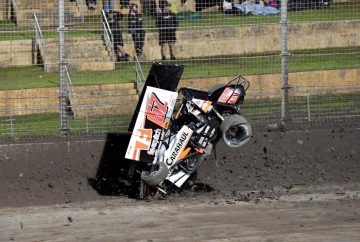 sprint car crash compilation – high flying hammer down action!, fuel curve