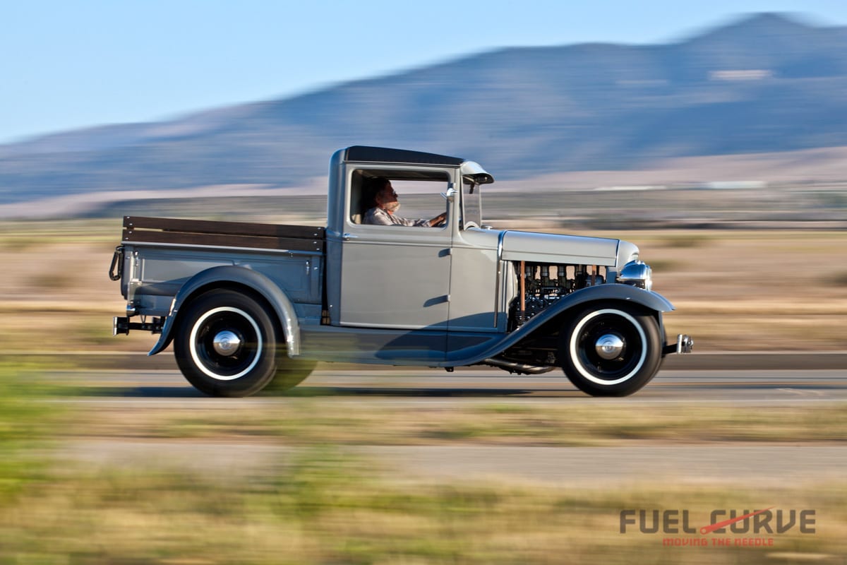 1930 ford model a pickup, fuel curve