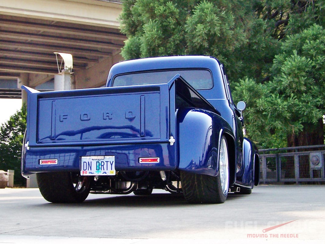 1955 ford f100, fuel curve