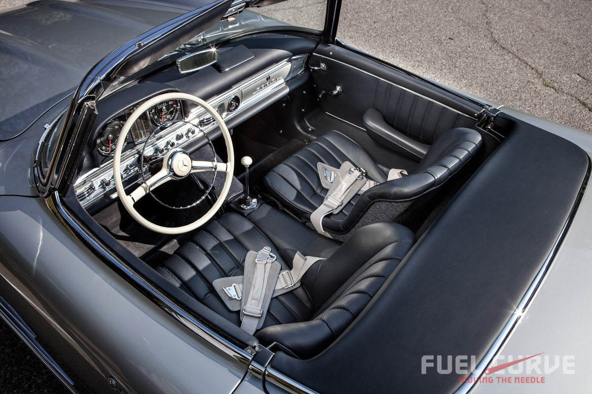 1961 mercedes benz sl roadster, perfection personified, fuel curve