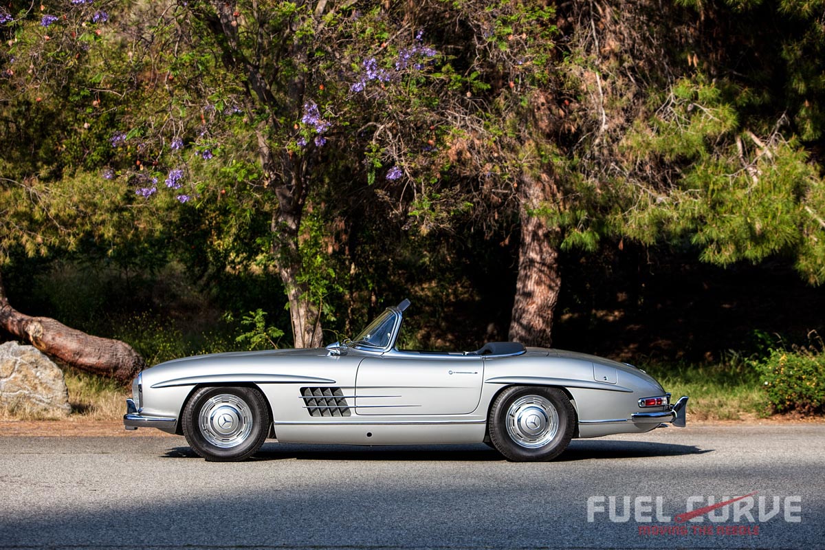 1961 mercedes benz sl roadster, perfection personified, fuel curve