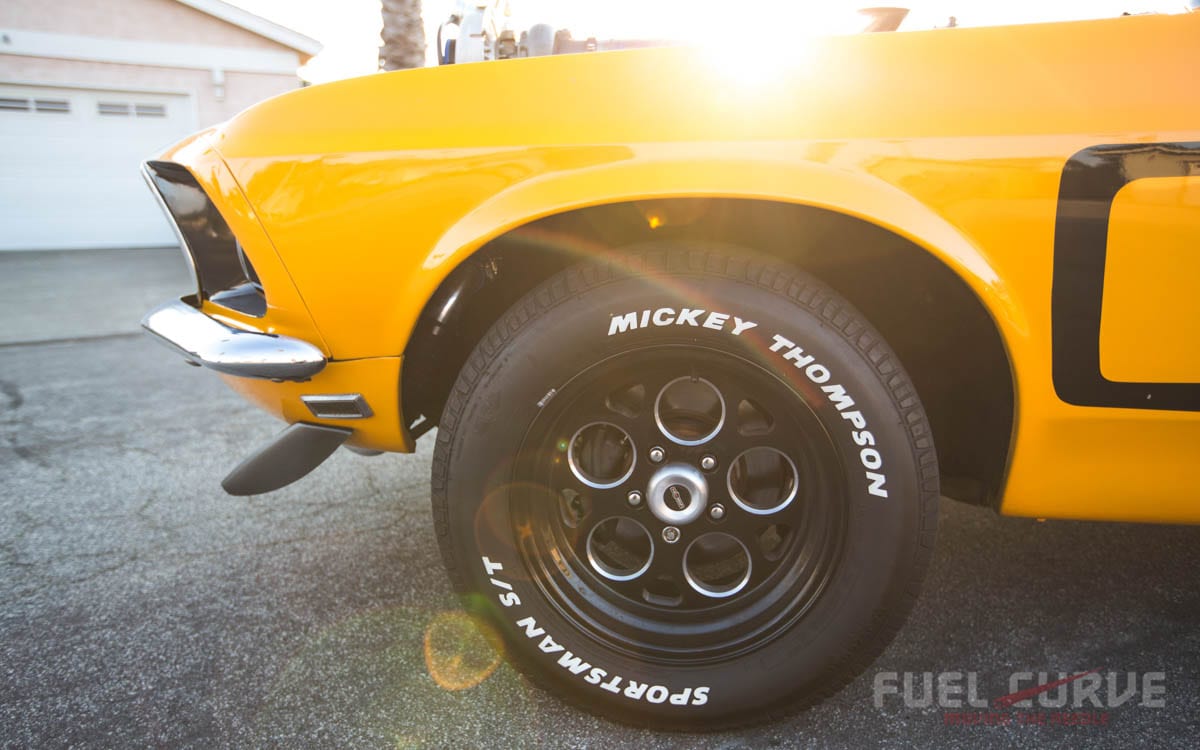 1969 twin turbo Mustang, Fuel Curve