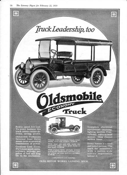 Vintage American Truck Ads, Fuel Curve