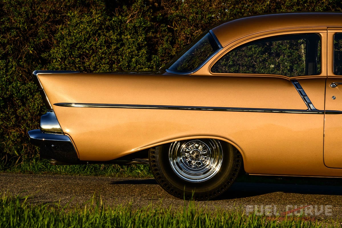 11957 Chevy 150 business coupe, Fuel Curve