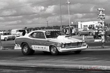 1970's Pro Stock Drag Racing, Fuel Curve