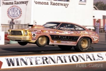 1970's Pro Stock Drag Racing, Fuel Curve