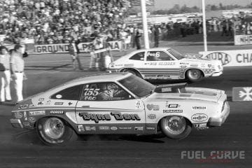 1970's Pro Stock Drag Racing, Fuel Curve