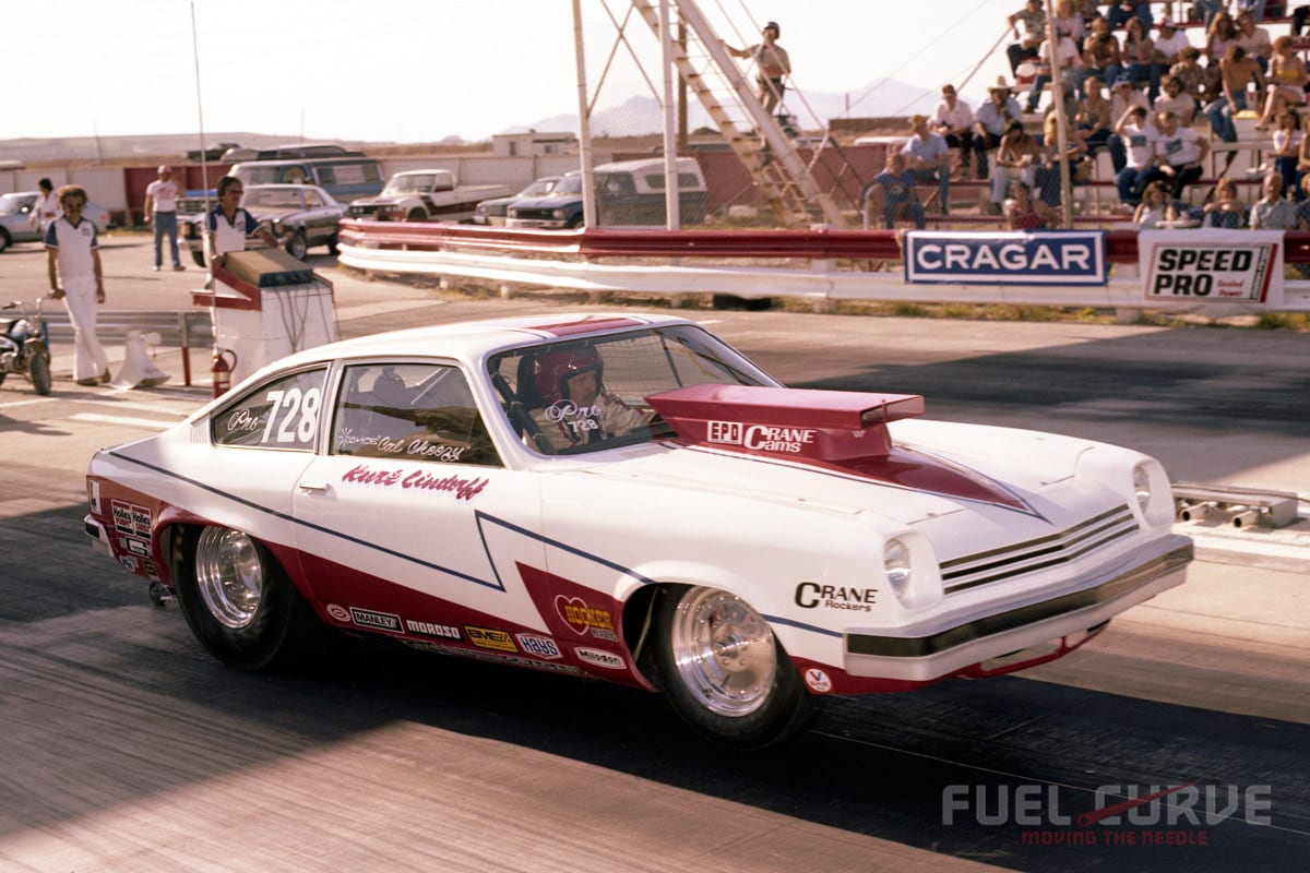 1970's Pro Stock Drag Racing, Fuel Curve