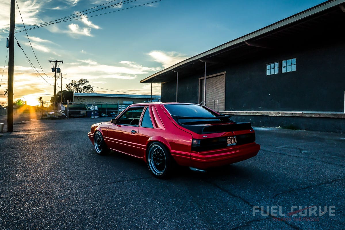 1985 Ford Mustang SVO Turbo, Fuel Curve