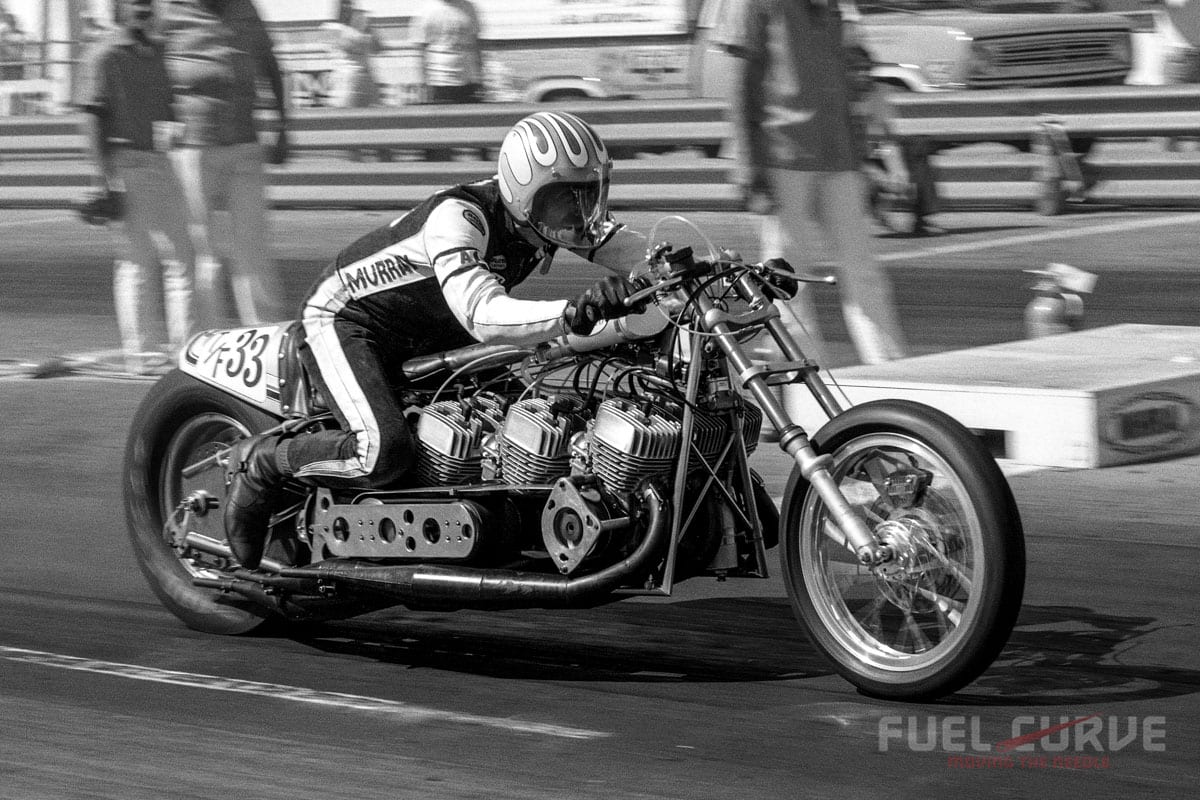 top fuel bikes of the 1970s, Fuel Curve