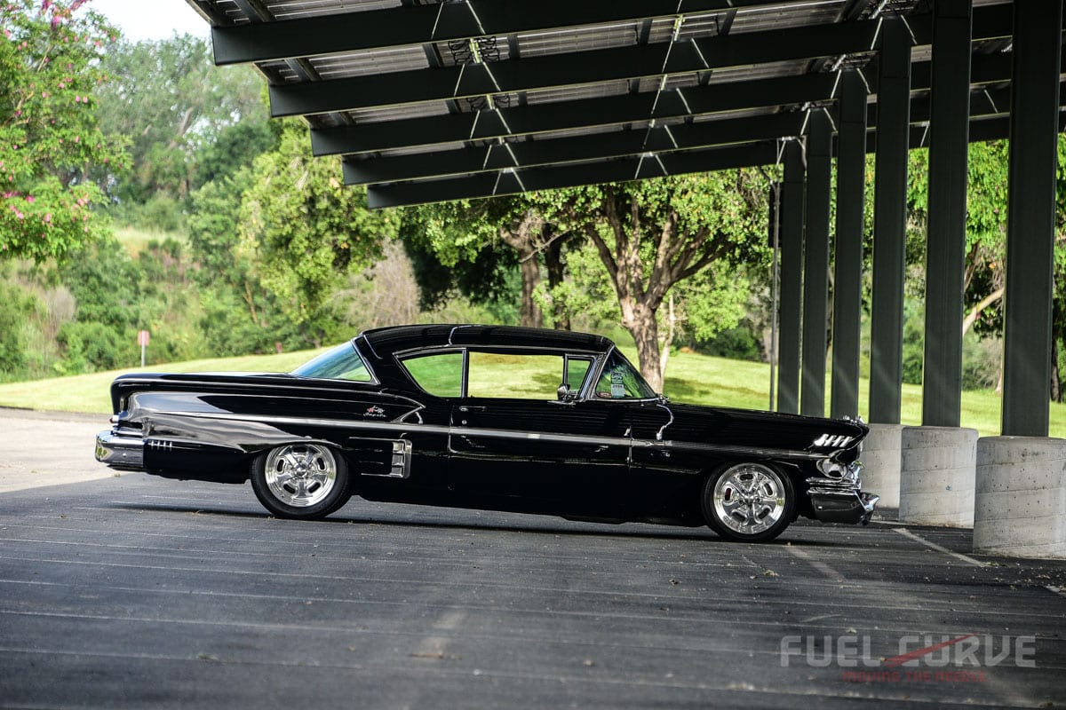 1958 chevy bel air impala, fuel curve