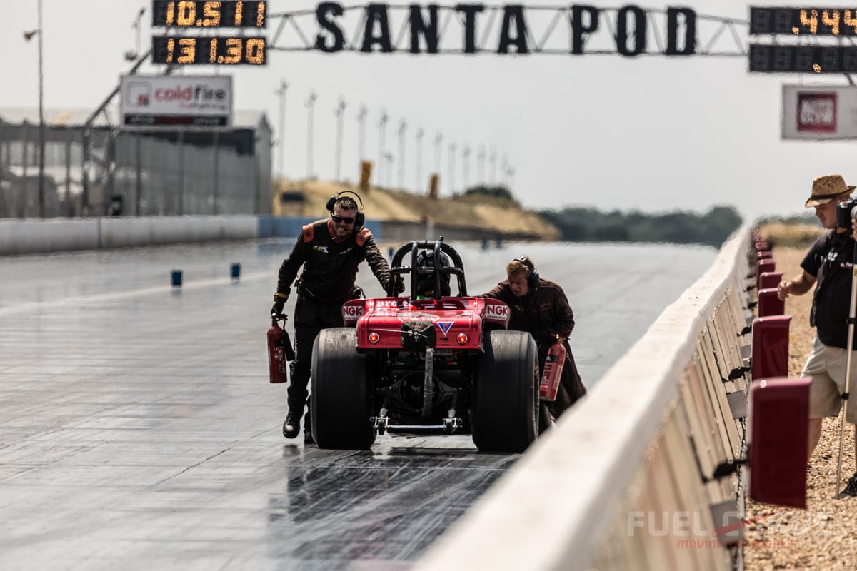 Dragstalgia Santa Pod Raceway, Fuel Curve