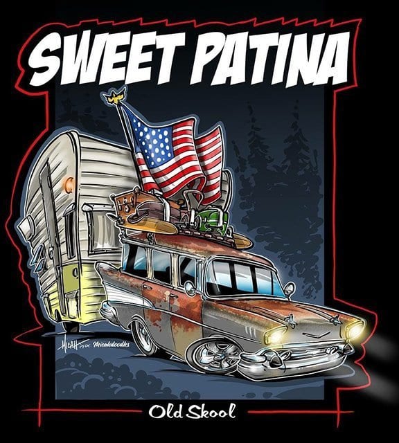 sweet patina, 1957 chevy, road trip, ALS, Lou Gehrig’s disease