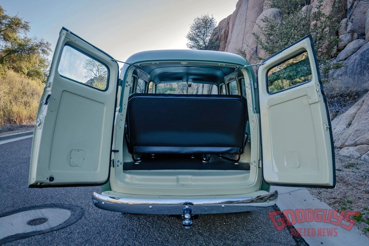 1948 Palace Royale, 1952 Chevy Suburban, vintage camper, vintage trailer, goodguys, car show, vintage hauler