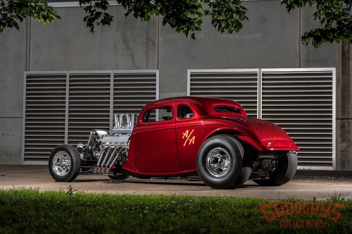 1934 Ford, 1934 Ford Coupe, Hot Rod, Real Hot Rod, drag race hot rod, fuel altered, efi 8 stack, A/A, fuel curve
