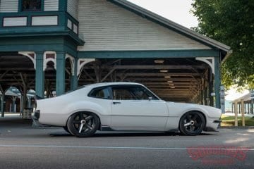 200mph Maverick, Jimmy Shaw Maverick, Ford Maverick, Greening Auto Company, Greening Maverick, 1971 Ford Maverick, standing mile, street machine of the year, 2019 street machine of the year, goodguys street machine of the year