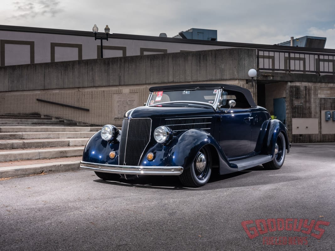 something blue, street rod, 1936 ford, 36 ford, street rod of the year, East Coast Hot Rod Garage, hot rod
