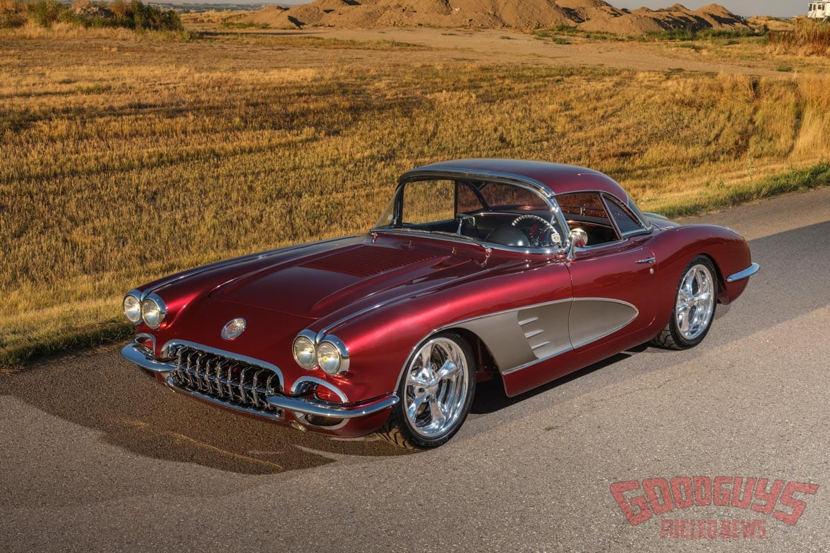 1958 Corvette, corvette, 58 corvette, ppg paint, colorado nationals, goodguys colorado