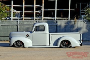 40 shade of grey, 1940 ford, classic truck, 40 ford, 1940 ford truck, supercharged ls, carolina customs, truck of the year, sema debut