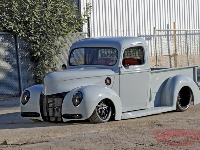 40 shade of grey, 1940 ford, classic truck, 40 ford, 1940 ford truck, supercharged ls, carolina customs, truck of the year, sema debut