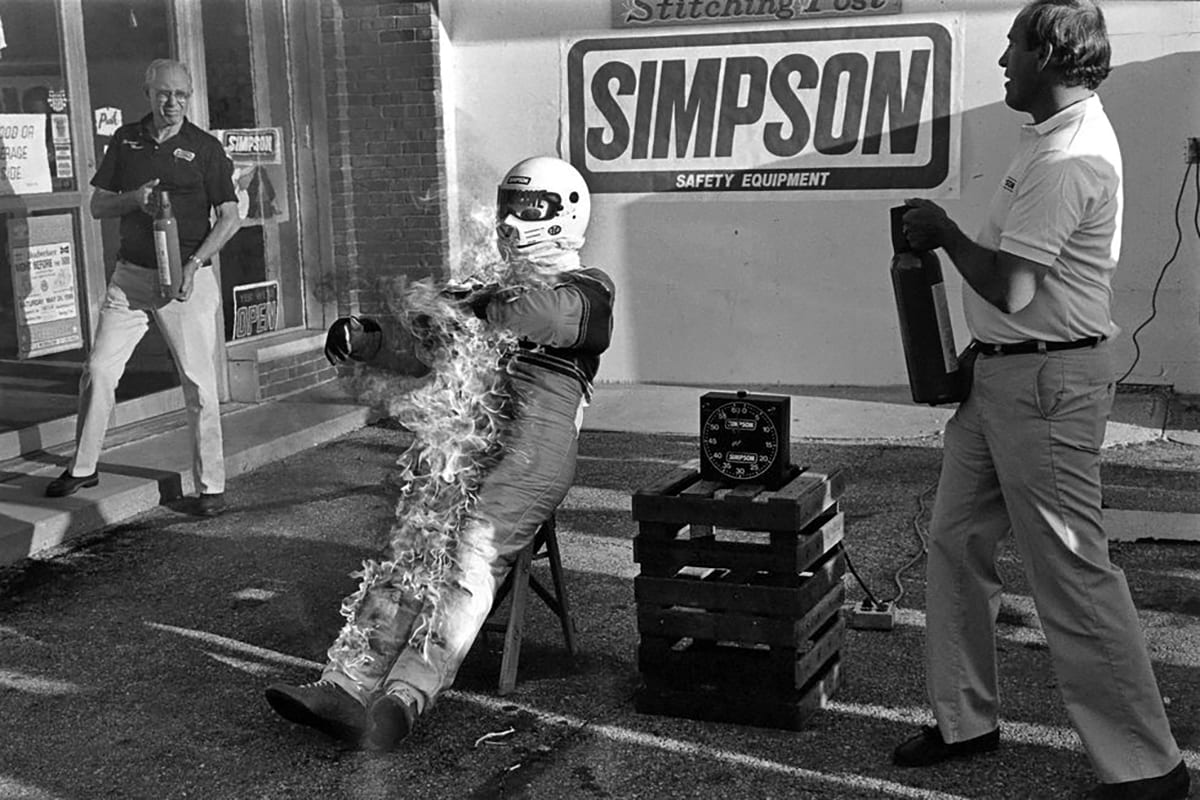 bill simpson, simpson, simpson racing, simpson fire suit, fire suit