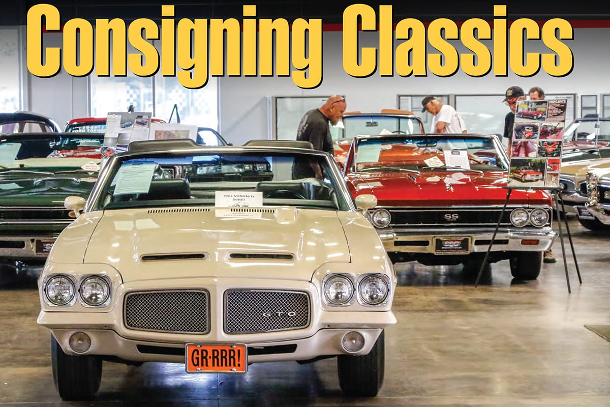 consigning classics, consignment shop, classic car consignment shop, used hot rods for sale, used muscle cars for sale, streetside classics, browns classic autos, specialty sales, specialty sales classics
