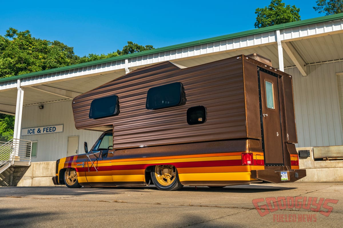 River City Rods & Fabrication, river city camper, squarebody camper, c10 camper, squarebody, c10, c30, vintage camper, brown sugar, brown sugar c10, brown sugar squarebody