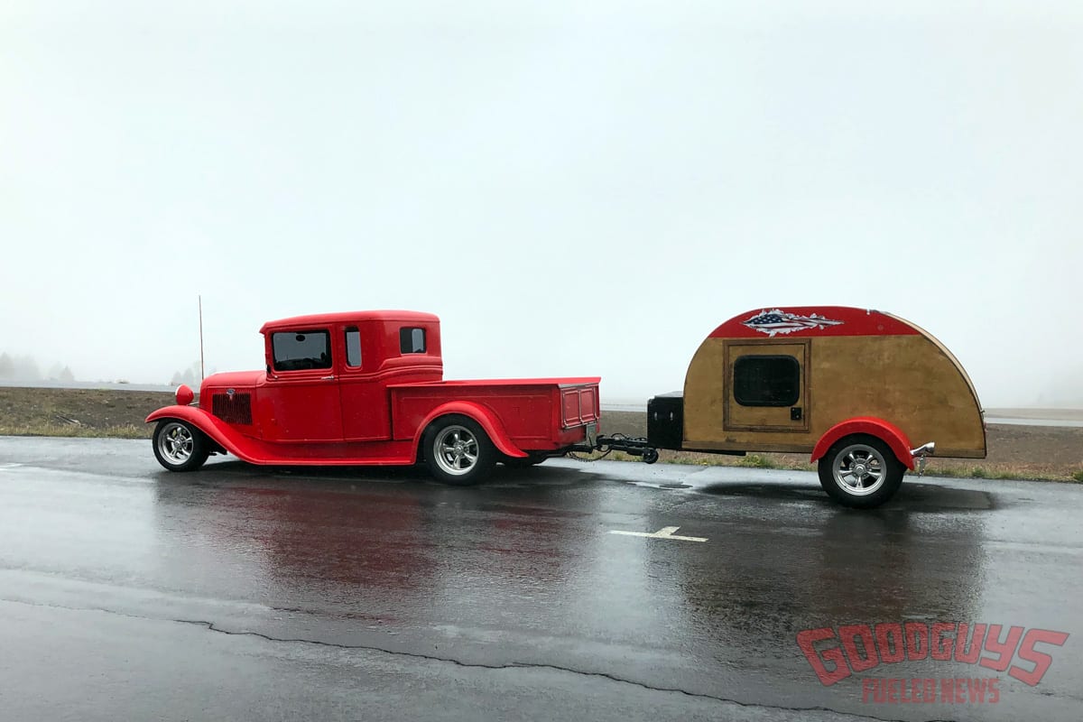 road rules, western adventure, roy tuttle, 1934 ford pickup, 34 ford pickup, teardrop trailer, hot rod road trip