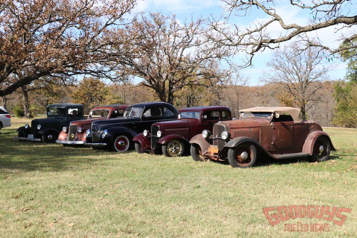 the gathering at the roc, woolaroc car show