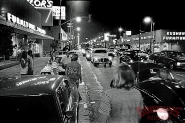 Van Nuys Boulevard 1972, old school cruising, hot rod cruising