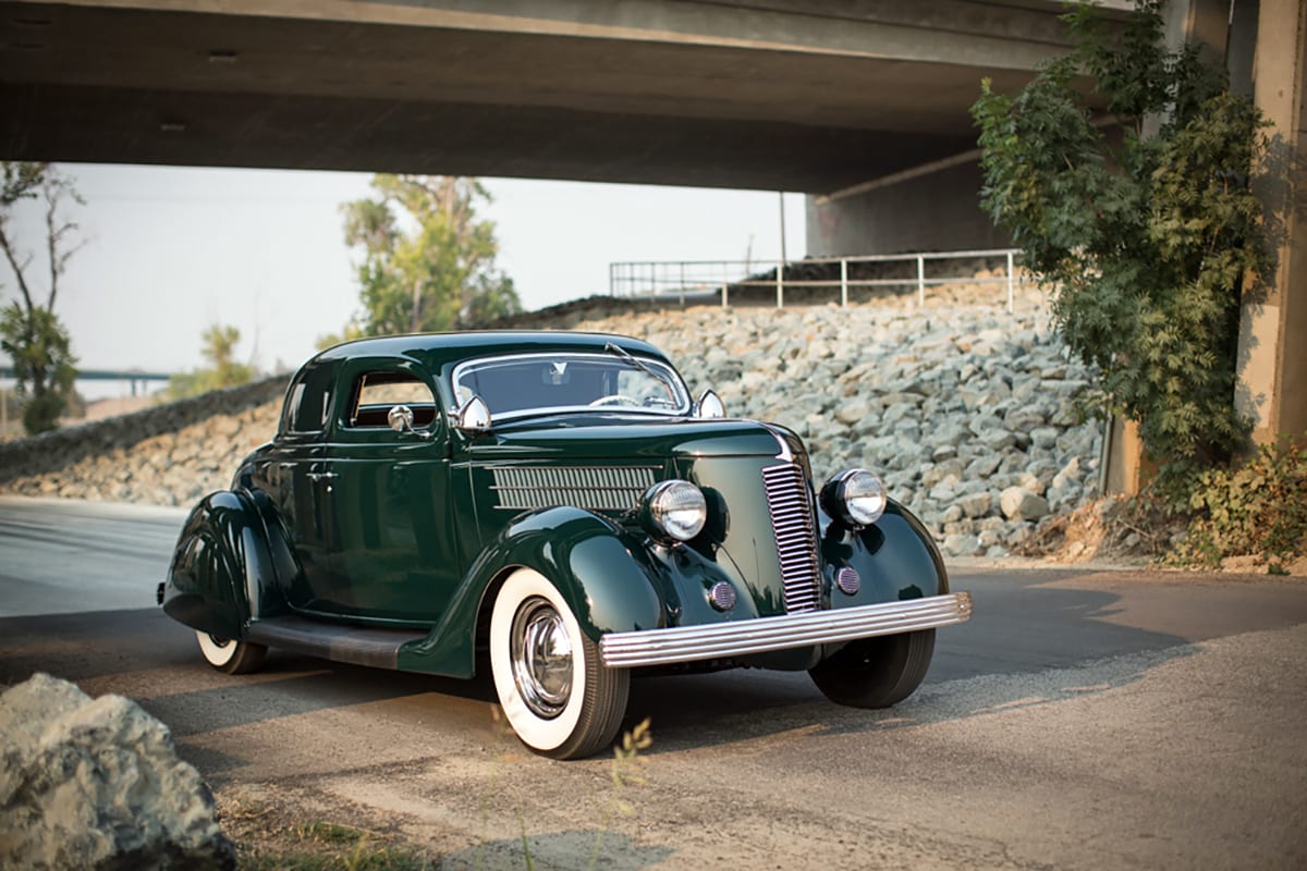 Jeff Boone 1936 ford coupe, willis horn coupe