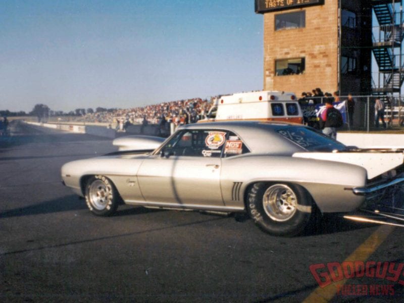 Marc Meadors drag racing, pro street 1969 camaro