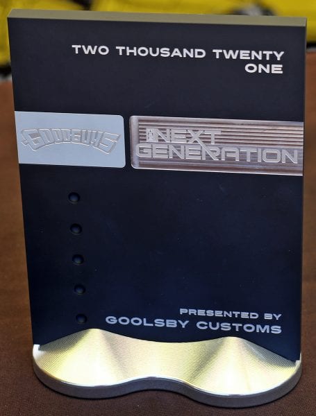 Goolsby Customs Next Generation award