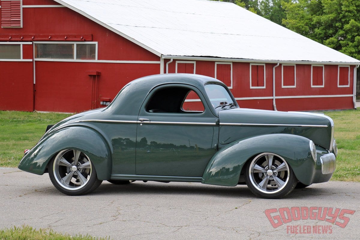 Eddie's Rod and Custom 1941 Willys, street rod 41 willys, supercharged SBC