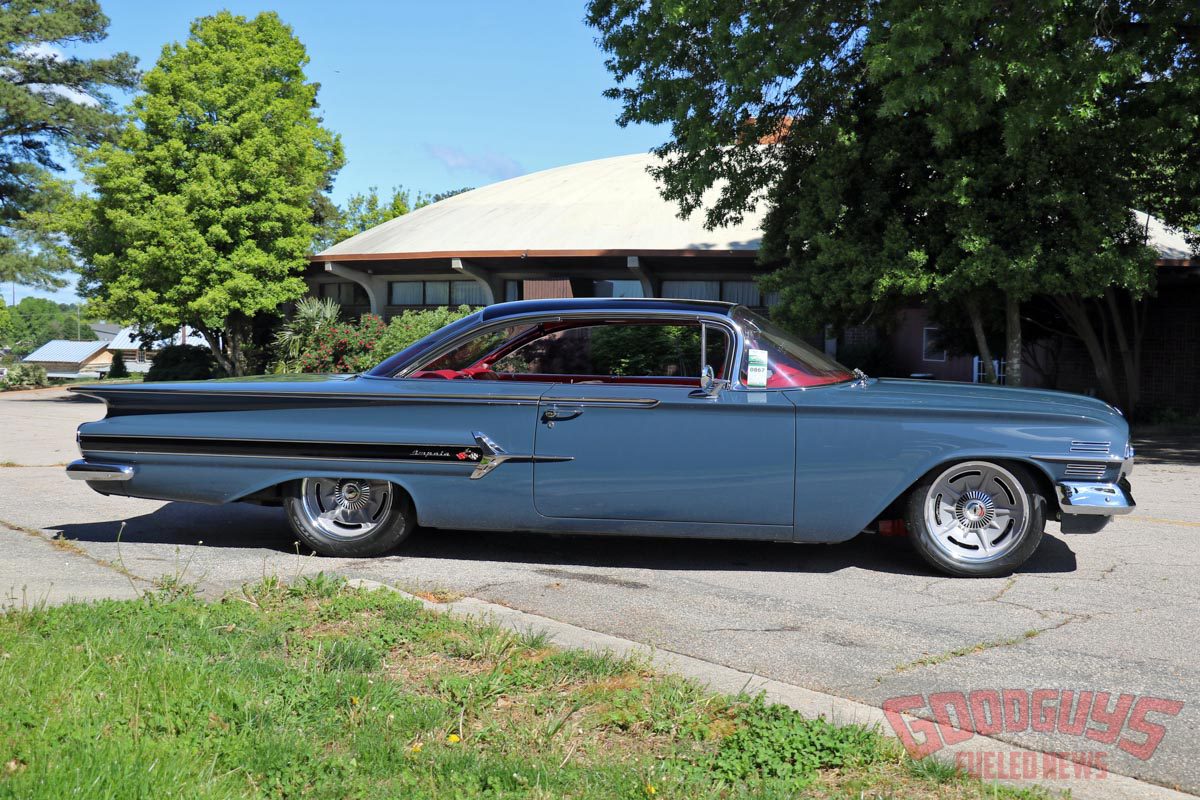 George Poteet 1960 Impala, goolsby customs 1960 chevy impala, gm iron builder of the year finalist