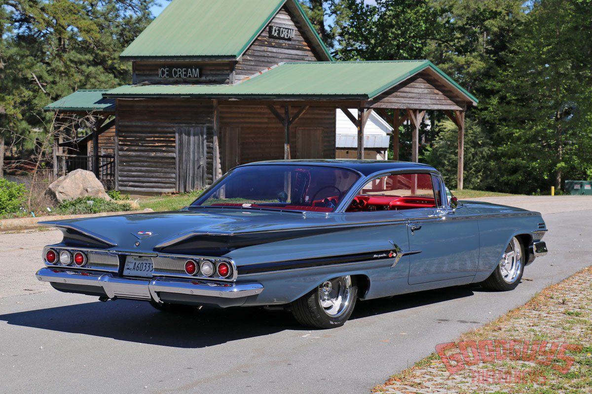 George Poteet 1960 Impala, goolsby customs 1960 chevy impala, gm iron builder of the year finalist