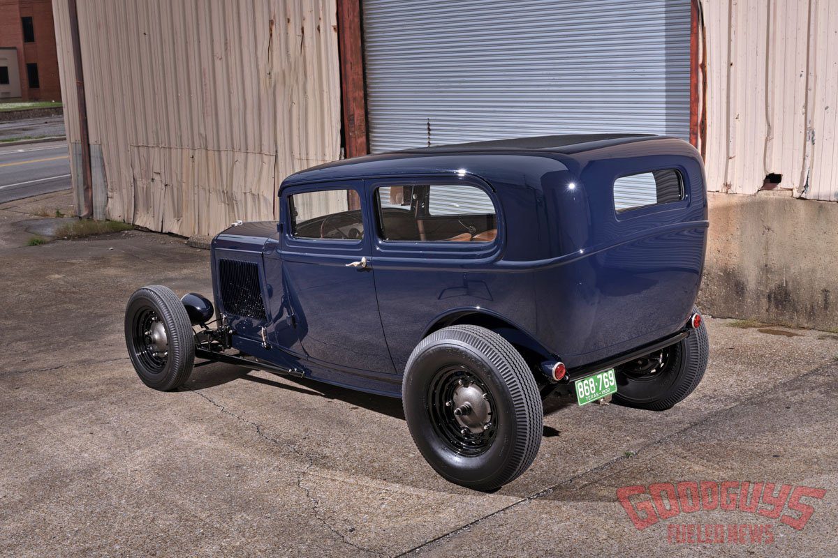 Todd Stamm 1932 Ford Tudor Sedan, deuce tudor, hot rod garage