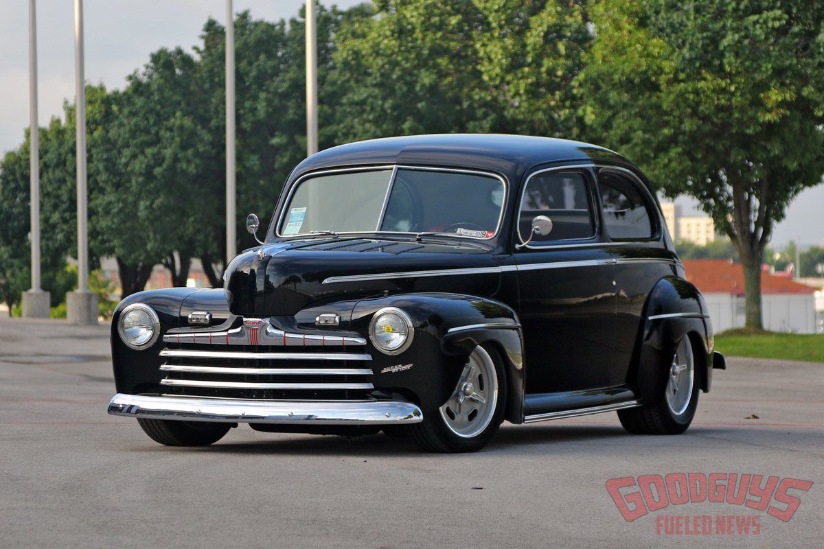 Vance Cryer 1946 Ford, street rod, 46 ford, fat attack, fat fendered