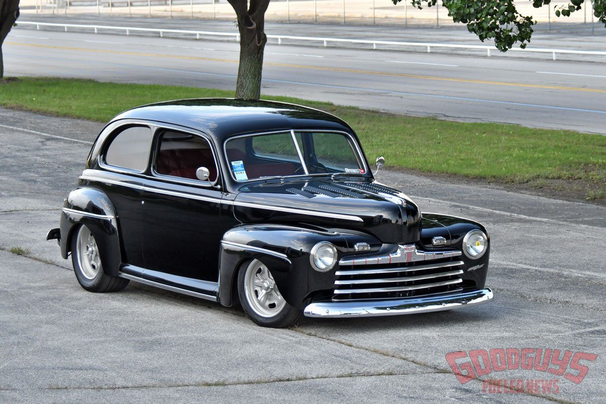 Vance Cryer 1946 Ford, street rod, 46 ford, fat attack, fat fendered