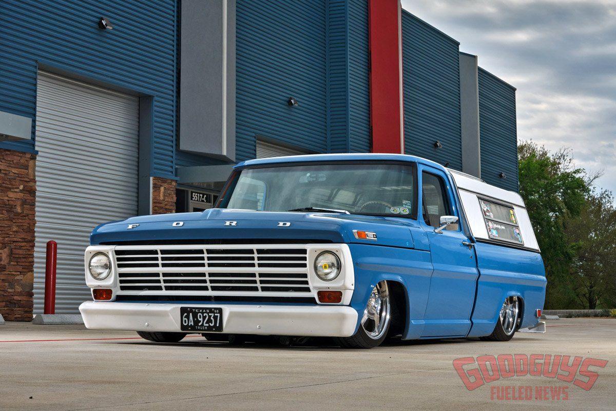 Karleigh Campbell F100, Sketchy’s Speed Shop, sketchys speed shop, 1968 ford f100, 1968 f100, Aloha F100, young women rodders