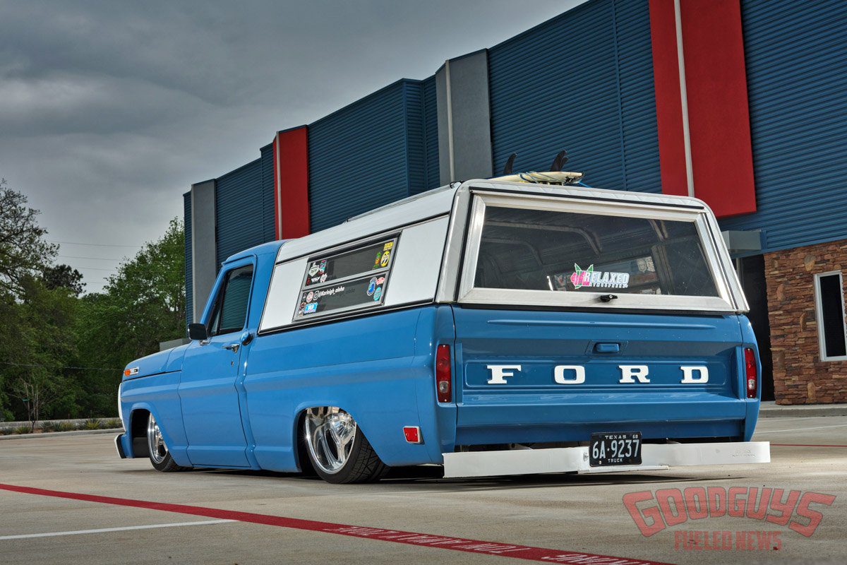 Karleigh Campbell F100, Sketchy’s Speed Shop, sketchys speed shop, 1968 ford f100, 1968 f100, Aloha F100, young women rodders