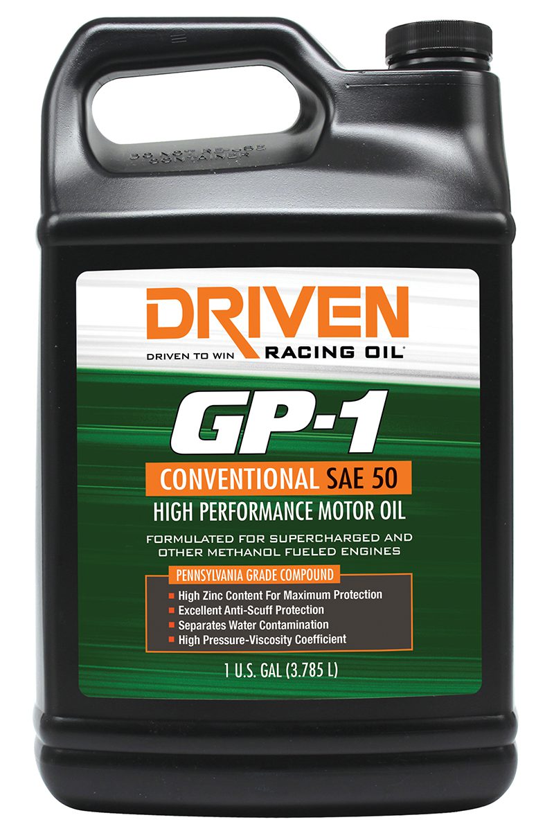 Driven GP-1 Oil, Driven Racing Oil, GP1 oil, 50 weight racing oil