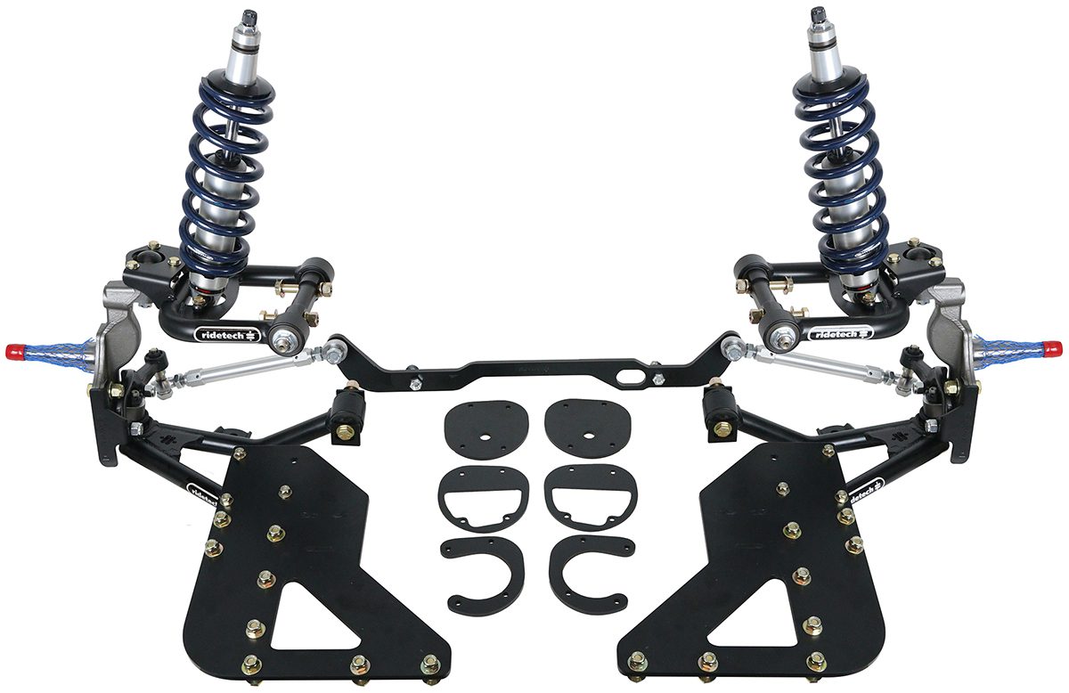 Shock guide, coilover shocks, ridetech nova front suspension